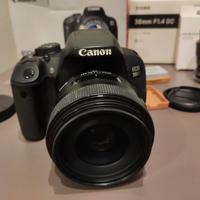 Canon 700D + Obiettivo Sigma ART 30mm f1.4