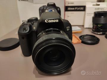 Canon 700D + Obiettivo Sigma ART 30mm f1.4