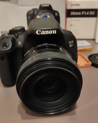 Canon 700D + Obiettivo Sigma ART 30mm f1.4