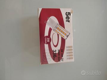 17 lampadine G9 3W led 3000k 336 lumen