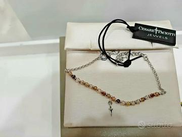 Cesare Paciotti bracciale Unisex argento 925 18/22