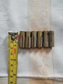 Tasselli ottone+ancoranti ghisa pz. 6+14