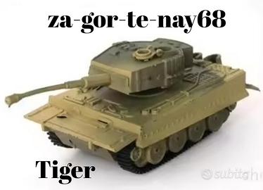 Carro armato tedesco ww2 Tiger scala 1:72