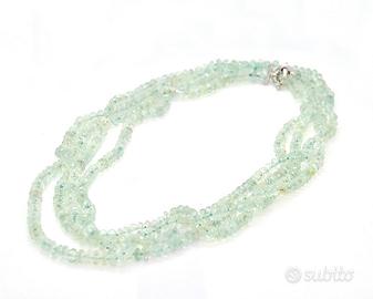 Collana con acquamarina
