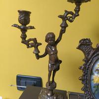 CANDELABRI IN BRONZO VINTAGE