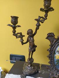 CANDELABRI IN BRONZO VINTAGE