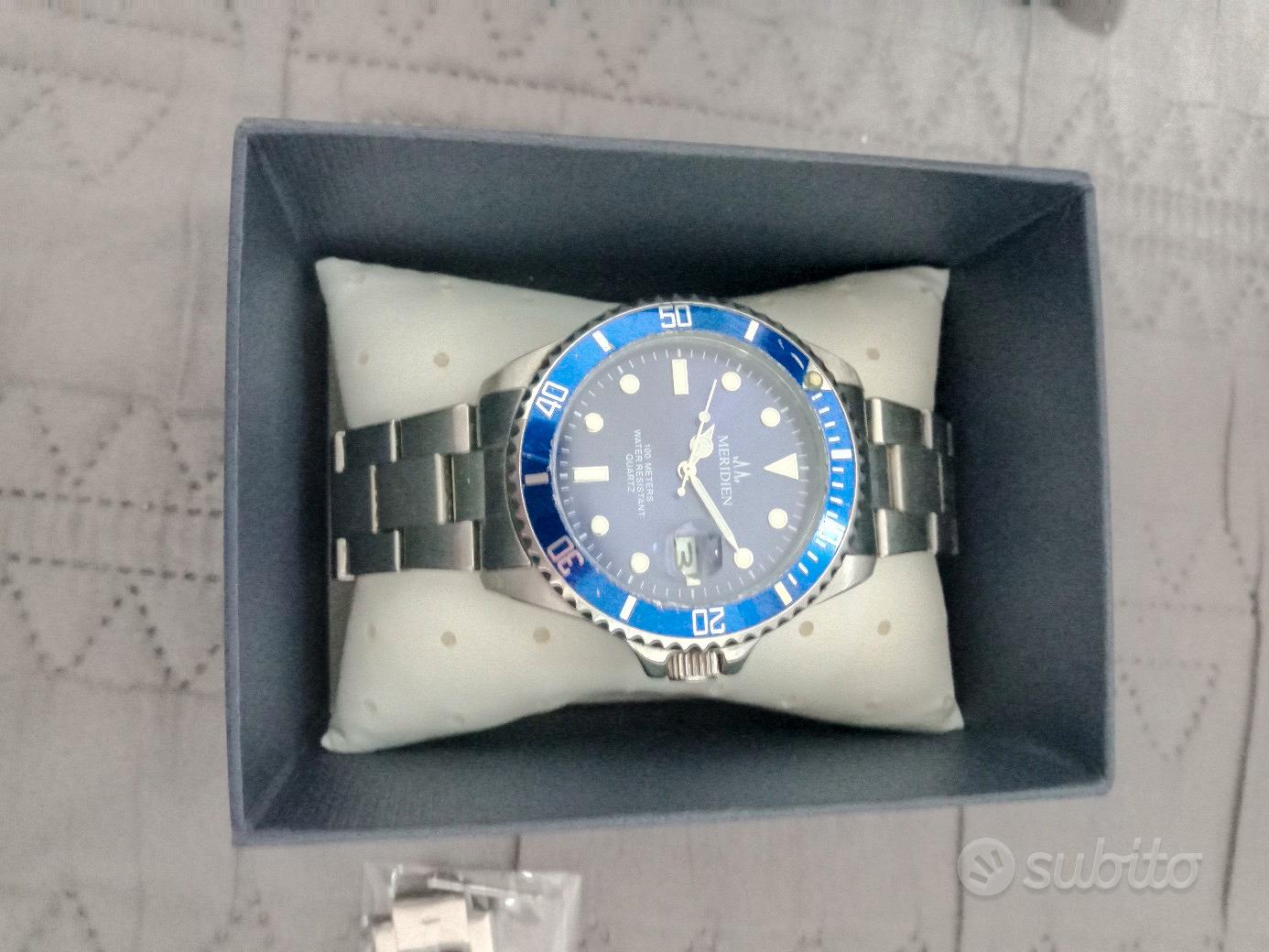 Orologio meridien blu outlet