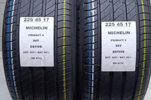 2 GOMME 225 45 17 MICHELIN RIF4776