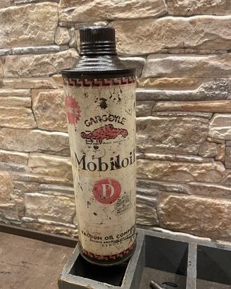 Latta olio vintage mobiloil anni 30