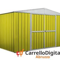 Box in lamiera di Acciaio 360x260cm 9mq giallo