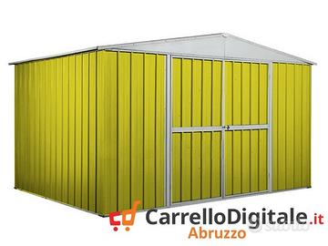 Box in lamiera di Acciaio 360x260cm 9mq giallo