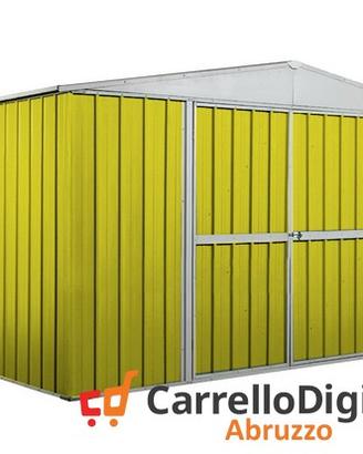 Box in lamiera di Acciaio 360x260cm 9mq giallo