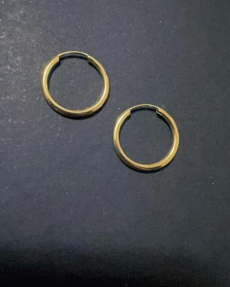 Orecchini Chiusura a scomparsa in Oro  18Kt 750