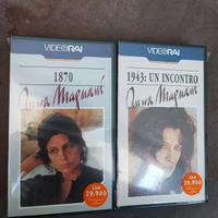 2 Videocassette VHS di film Anna Magnani in ita