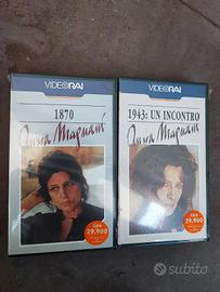 2 Videocassette VHS di film Anna Magnani in ita