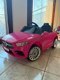 Babycar macchinina giocattolo Mercedes CLS rosa