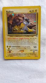 Carte Pokemon Holo Vintage Raikou