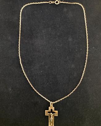 Collana crocifisso in argento 925