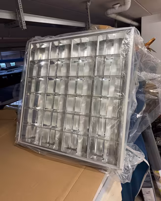 plafoniere da ufficio quadrate