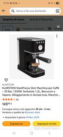 macchina caffe semi-automatica