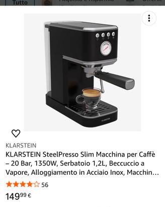 macchina caffe semi-automatica