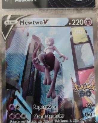 Mewtwo Pokemon go #72 AI GRADING 9.5