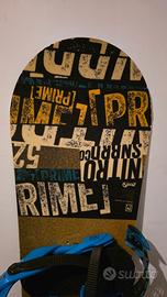 Tavola Snowboard NITRO Prime152 Stacked+ Attacchi