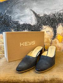 Scarpe vintage da donna in pelle marca Keys