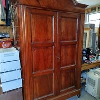Armadio Impero in legno di noce epoca '800