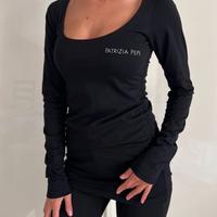 Top maniche lunghe nero Patrizia pepe misura S
