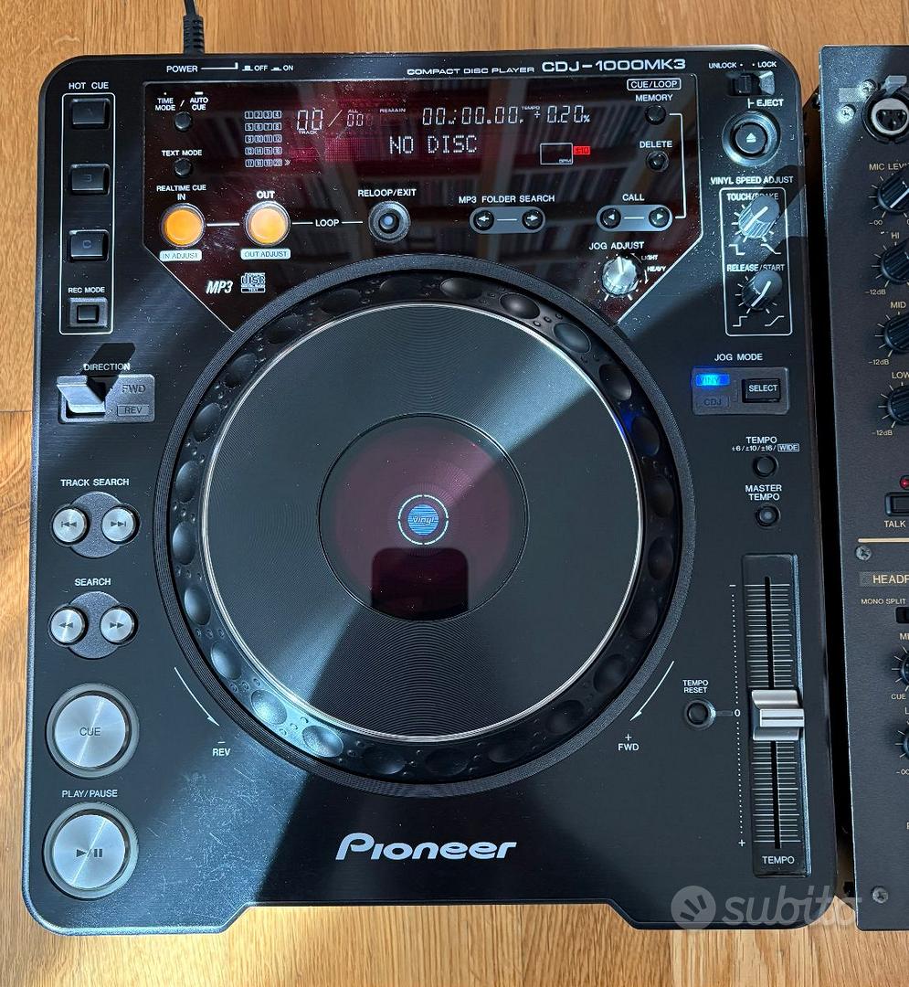 Pioneer CDJ 1000MK3 + DJM 600 - Audio/Video In vendita a Padova