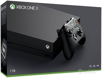 Xbox One X in 4K 1 TB+3 giochi +joystick originale