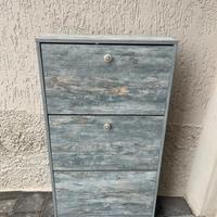 Scarpiera a tre sconparti