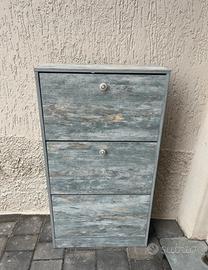 Scarpiera a tre sconparti