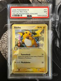 Raichu PSA 7 Ex Fantasmi di Holon Stamped