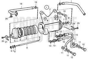 Ricambi Radiatore olio Volvo Penta 2003T