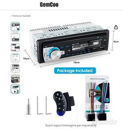 Autoradio Bluetooth 5.0, CENXINY