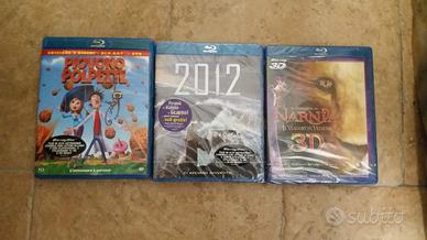 N. 3 DVD Blu Ray, Piovono Polpette, 2012, Narnia