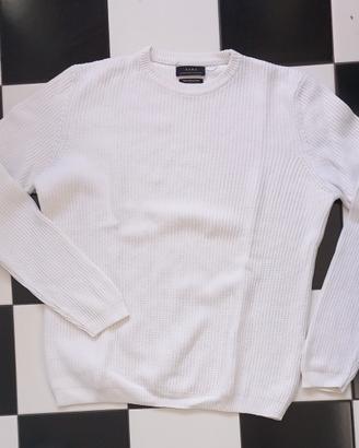 maglione in cotone unisex,  brand Zara, taglia M