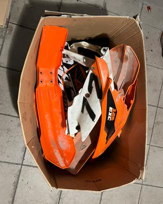 plastiche ktm exc 2012