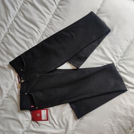 Jeans Trama Rossa Neri