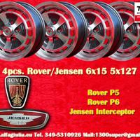 4 pz. cerchi Jensen, Rover XJS 6x15 ET33 Intercept