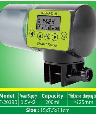 Nuovo Distributore automatico/digitale cibo pesci