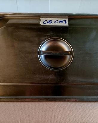 Coperchio in Acciaio Inox 51x31 cm
