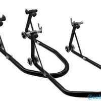 CAVALLETTI ANTERIORE + POSTERIORE PER MOTO (SUPPOR