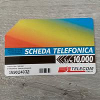 Scheda telefonica rara