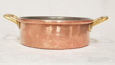 Casseruola - Tegame rame martellato Ø22 Vintage