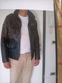giubbotto uomo in pelle superdray jpn