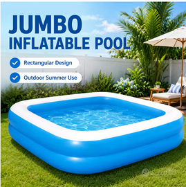 Bestway Jumbo Piscina Gonfiabile Rettangolare