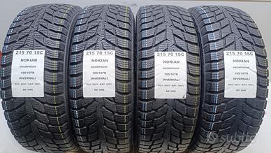 4 GOMME 215 70 15C NOKIAN 100% INV RIF3482